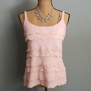 NY & Co pink tank Large